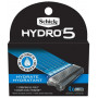Сменные картриджи для бритья для мужчин Schick Hydro 5 Men's Razor Blade Refills 4шт (без коробки)